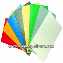 Colored PVC Sheets: Red, Green, Blue, Grey